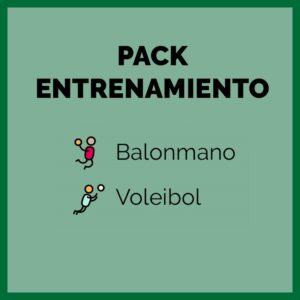 pack entrenamiento voleibol balonmano