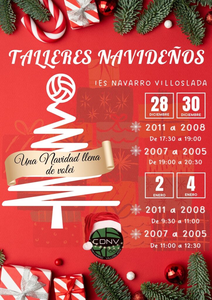 Talleres Navideños Voleibol CDNV