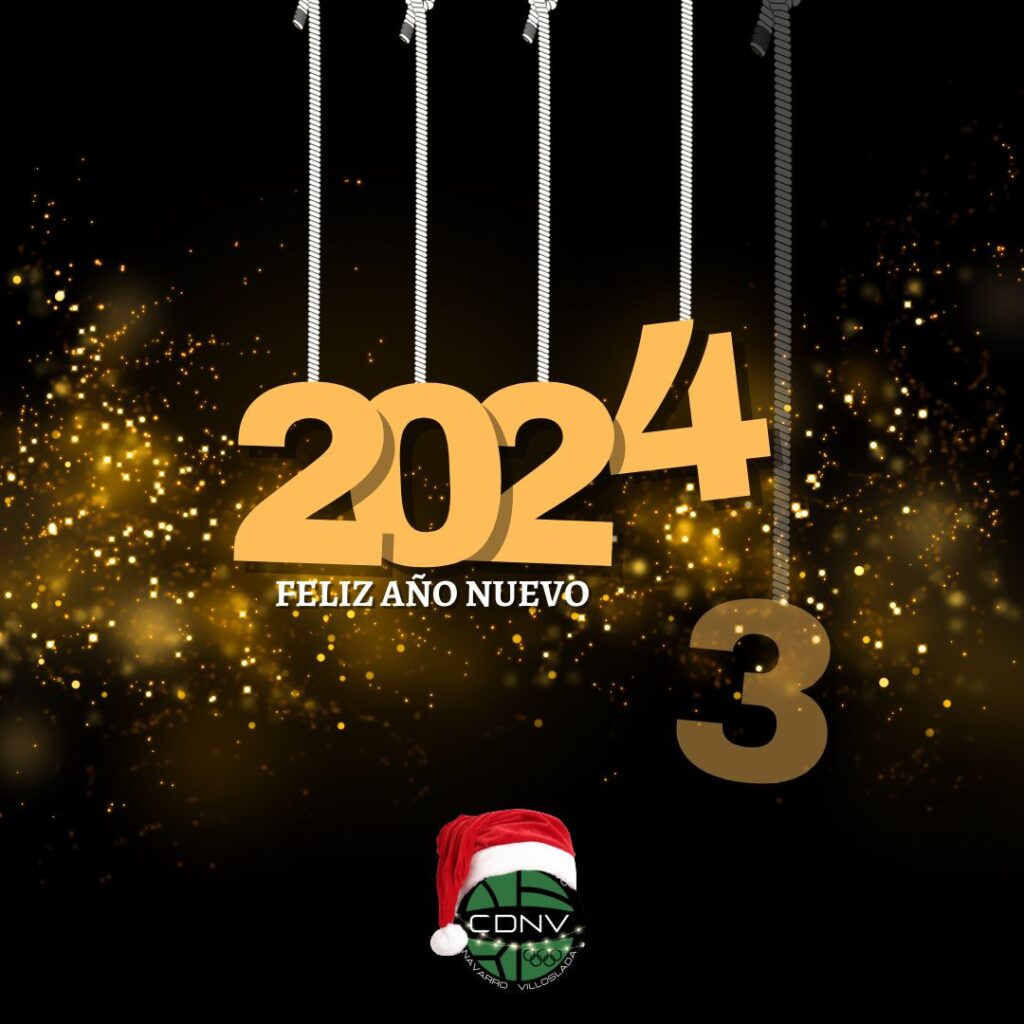 feliz año nuevo 2024 de parte del cd navarro villoslada