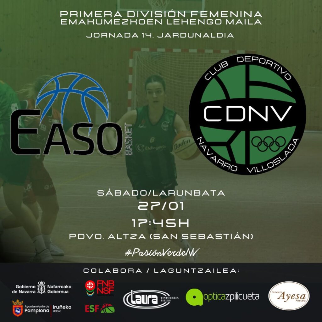 easo basket cafes baque san sebastian donosti cd navarro villoslada pamplona navarra fnbaloncesto federacion navarra baloncesto