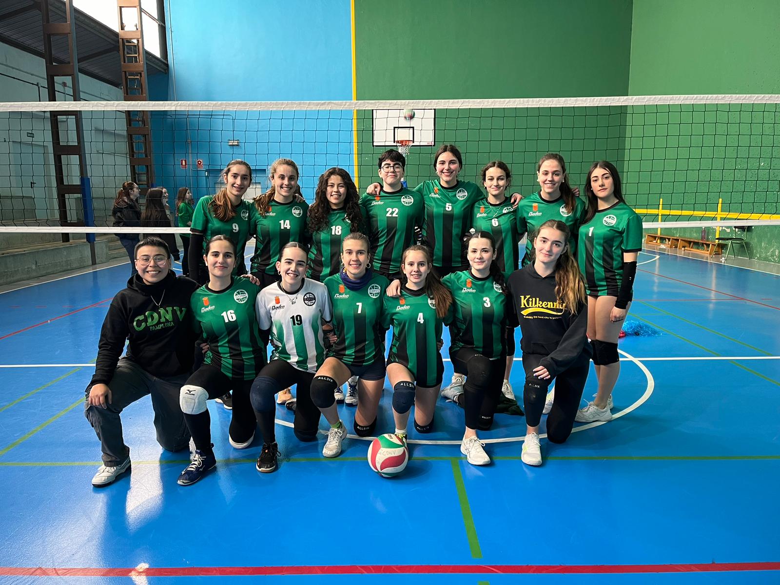 equipo voleibol pamplona navarra voley