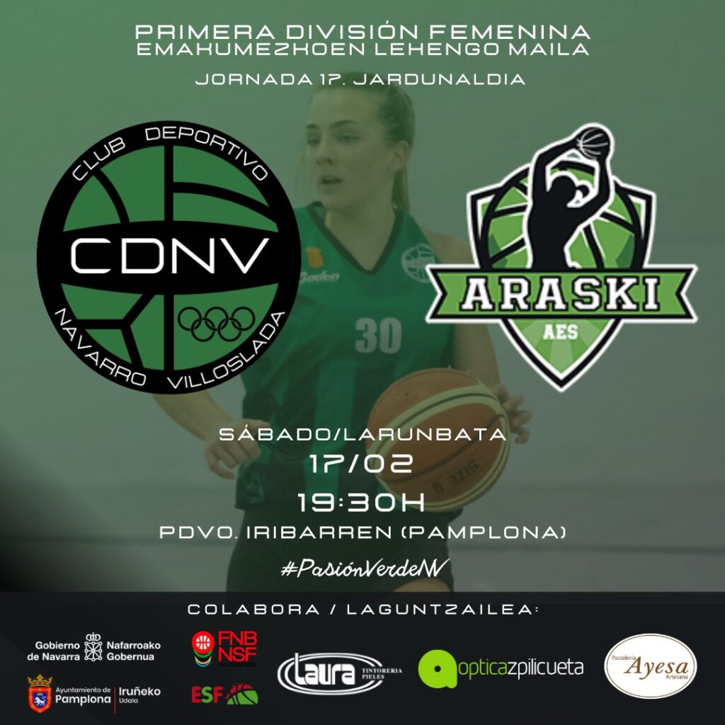 nerea sarries jugadora baloncesto primera nacional liga femenina navarro villoslada araski