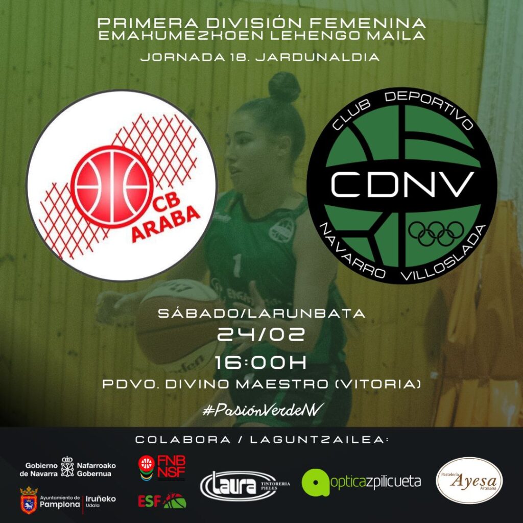  afilados gasteiz araba cd navarro villoslada baloncesto primera nacional vitoria pamplona