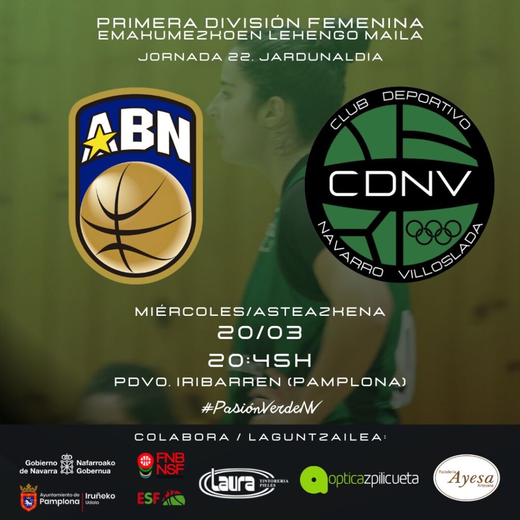 fnbaloncesto esf nacional femenino liga baloncesto pamplona navarra cd navarro villoslada club deportivo