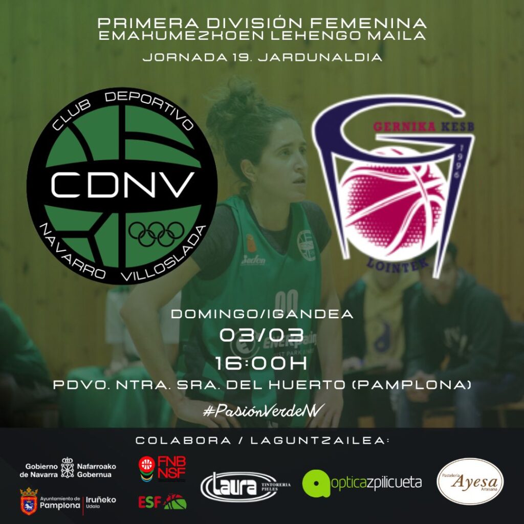 arantxa ceresuela cd navarro villoslada lointek gernica nuestra señora del huerto pamplona navarra baloncesto esf