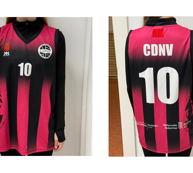 Camiseta juego baloncesto rosa